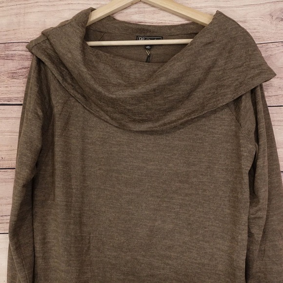 NWT DG2 DIANE GILMAN BROWN PULLOVER SWEATER WOMENS SIZE M MEDIUM NEW! - Picture 2 of 8